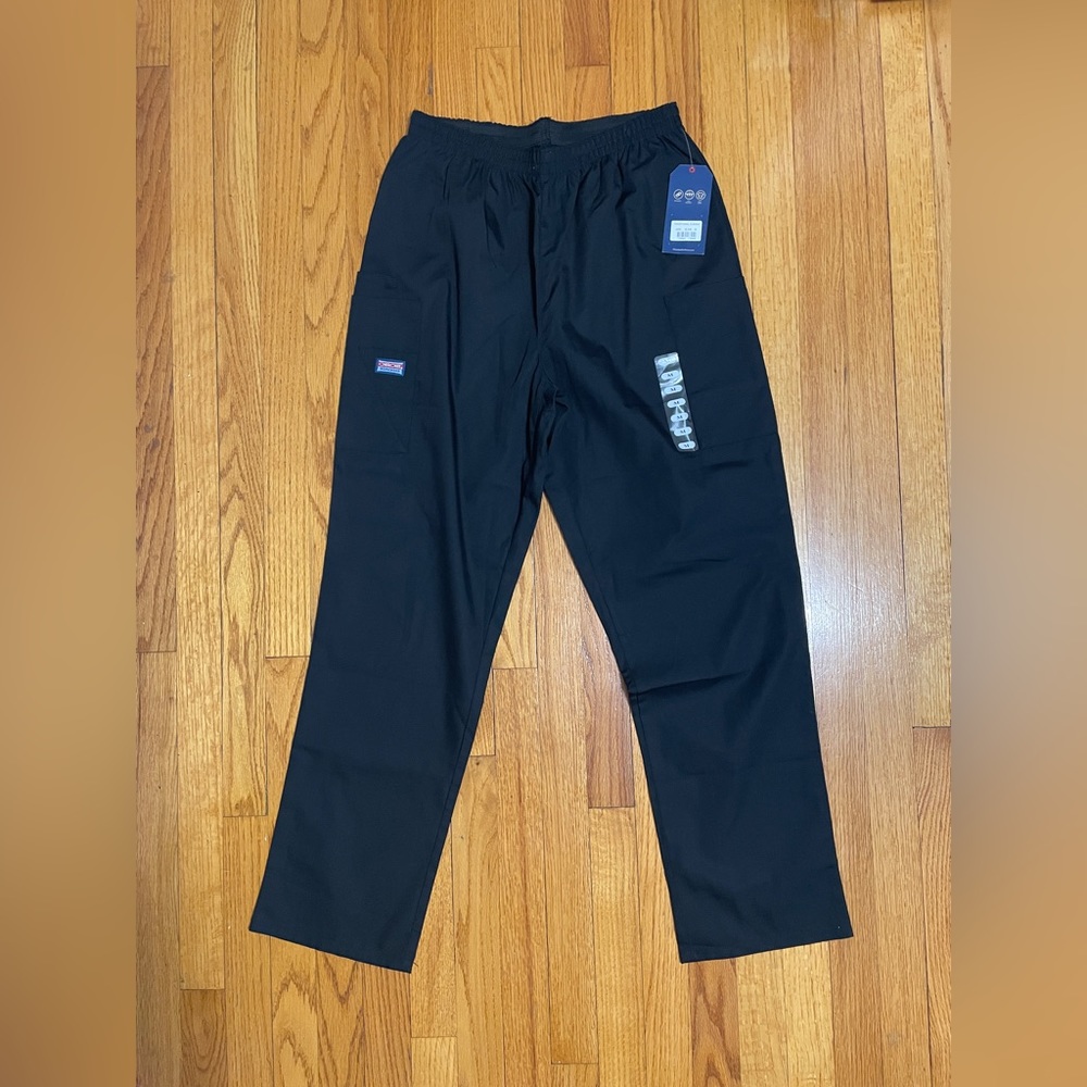 Cherokee Black Straight Fit Scrub Pants